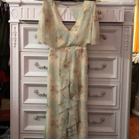 Topshop Muted floral print dress - Picture 6 of 12